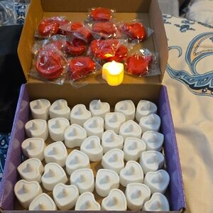 New Heart-Shaped LED Candles Set